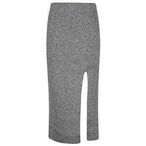 CIRCUS HOTEL Women's Sparkle Knit Midi Skirt Women GREY Skirts